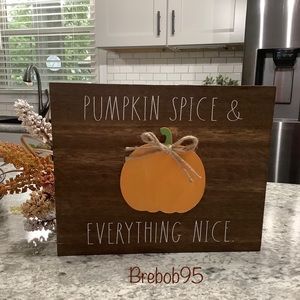 Rae Dunn PUMPKIN SPICE & EVERYTHING NICE-LAST ONE